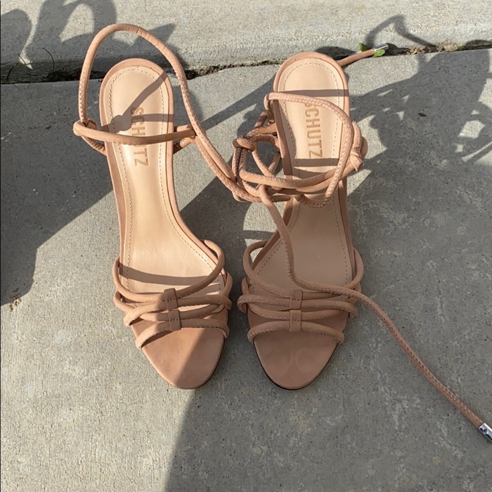 Shutz nude heels
